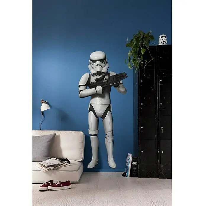 Komar Star Wars Zidna naljepnica Stormtrooper - 4-dij., Š x V: 70 x 100 cm - Pogled sprijeda