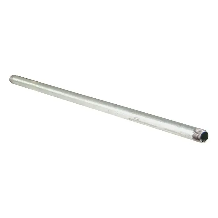 Pocinčana cijev - ¾″, Duljina: 1.500 mm, Pocinčano - Pogled sprijeda