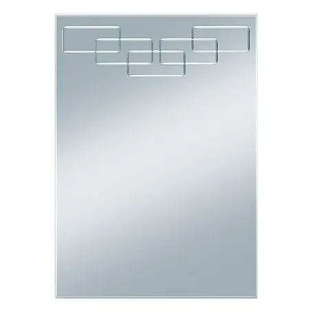 Kristall-Form  Rillenschliffspiegel Oblong