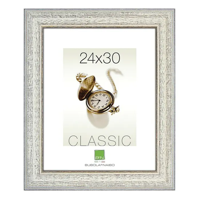Bilderrahmen Fabriano 5015 - Altweiß, 24 x 30 cm, Holz