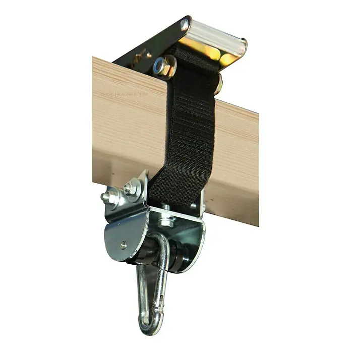 Marathon Aufhängesystem-Set - Geeignet für: Flexible Anwendung bis Ø 23 cm, Belastbarkeit: 125 kg, Kugellager, Verzinkt - Vorderansicht