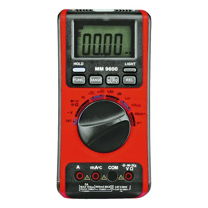 Profi Depot Digitale multimeter MM 9600 5 in 1 - Meetbereik wisselspanning: 1 mV - 300 V