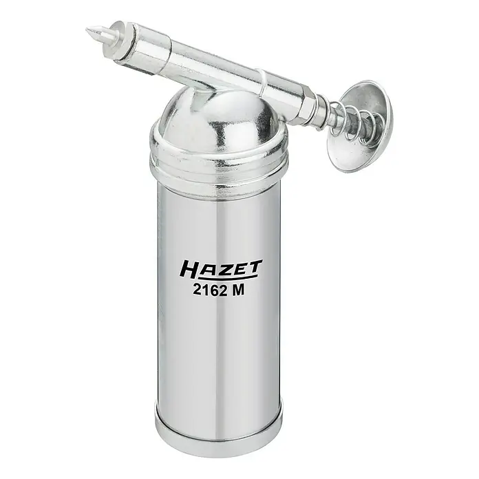 Hazet Fettpresse 2162M - Druck: Max. 69 bar/1.000 psi, Füllmenge: 80 g - Vorderansicht
