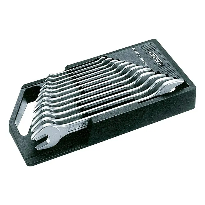 Hazet Doppelmaulschlüssel-Satz 450N/12NRS - 12 -tlg., Schlüsselweite: 6 - 32 mm - Vorderansicht
