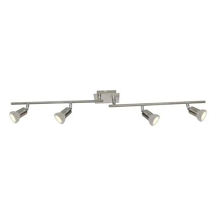 Tween Light Regleta LED Xeno - 12,8 W, L x An x Al: 8 x 55 x 13 cm, Plateado, Blanco cálido