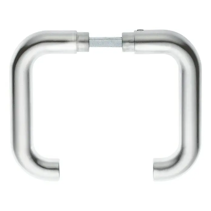 Portaferm Drückerpaar - Vierkantstift: 8 mm, Silber, Türstärke: 35 mm - 45 mm, U-Form