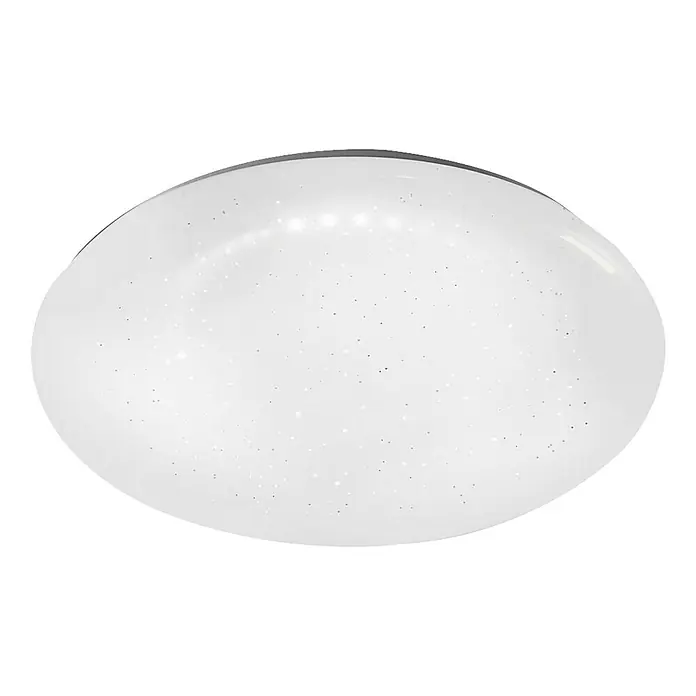 LeuchtenDirekt LED stropna svjetiljka Skyler - 8 W, Bijele boje, Topla bijela, Promjer: 250 mm