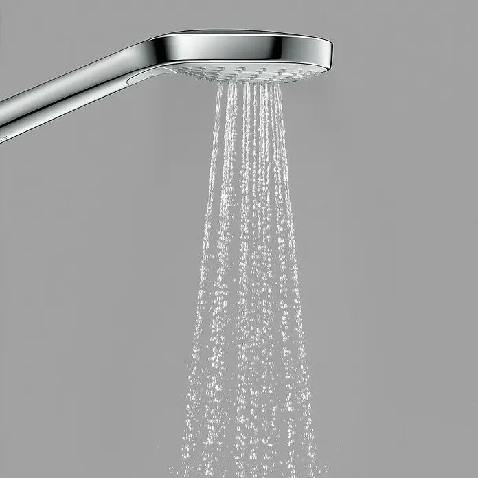 Hansgrohe Ručna tuš slušalica Croma Select E Vario - Promjer: 11 cm, Broj funkcija: 3 Kom., Tipka za odabir, Kromirano