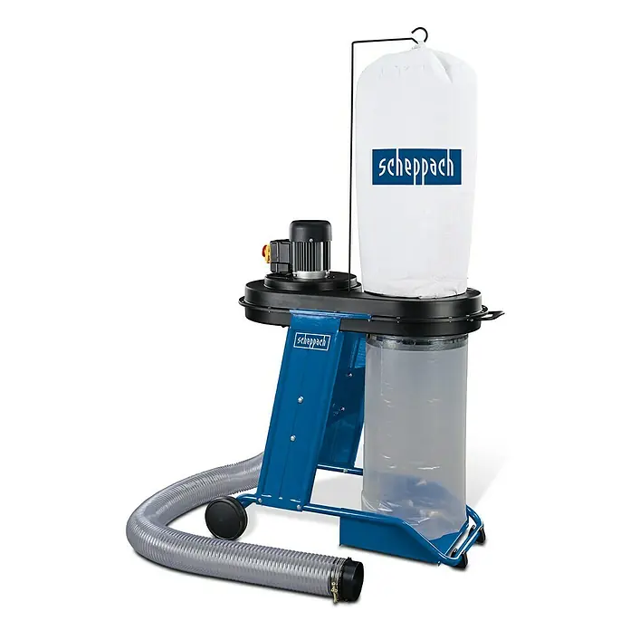 Scheppach Absauganlage HD 12 - Max. Luftleistung: 1.150 m³/h, Füllmenge: 75 l, 550 W