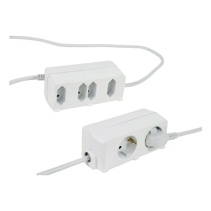 Steckdosenleiste Bini 2+4 - Kabellänge: 1,4 m, 3.500 W
