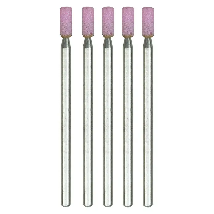 Proxxon Nastavci za brušenje od korunda No 28774 - 2,5 mm, cilindrična, 5 Kom. - Pogled sprijeda