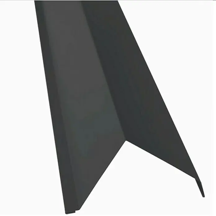 Probau Kantenwinkel - Schwarz, 100 x 10 cm, Stahl - Vorderansicht