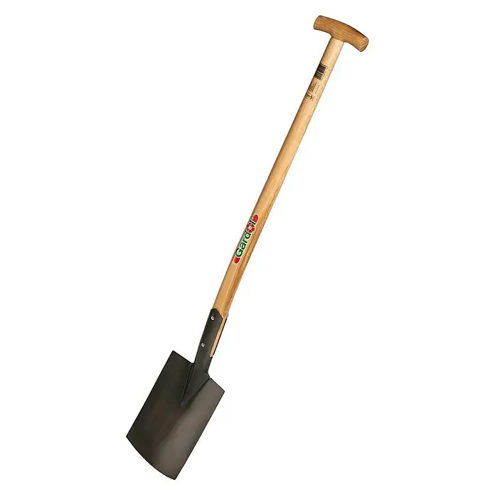 Gardol Gärtnerspaten - Arbeitsbreite: 18 cm, Blattform: Gerade, T-Stiel - Linke Seitenansicht
