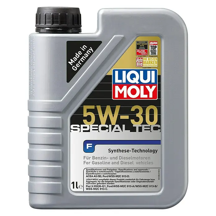Liqui Moly Motoröl Special Tec F - 5W-30, A5/B5, 1 l - Vorderansicht