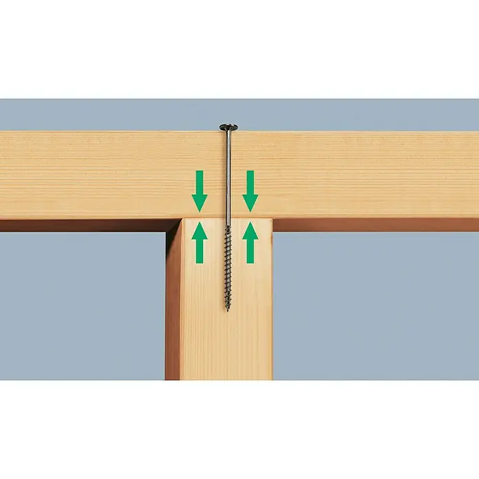 Spax Tellerkopfschraube HI.FORCE - Ø x L: 8 x 260 mm, WIROX Oberfläche, T-Star plus, 1 Stk.