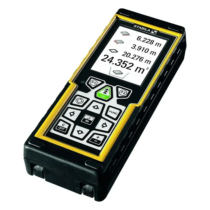 Stabila Laserentfernungsmesser LD 520 Bluetooth - Messbereich: 0,05 - 200 m, Längenmessung - Linke Seitenansicht