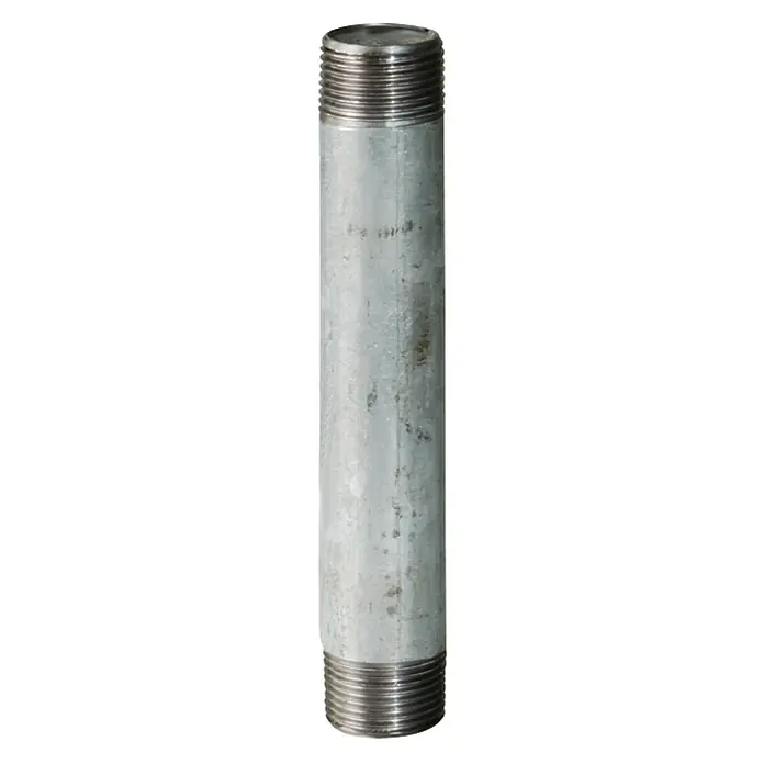 Pocinčana cijev - 1¼″, Duljina: 400 mm, Pocinčano - Pogled sprijeda