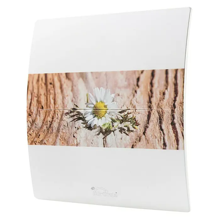 Air-Circle Designblende - Dekor: Natur, Passend für: Ventilator Premium 125 - Vorderansicht