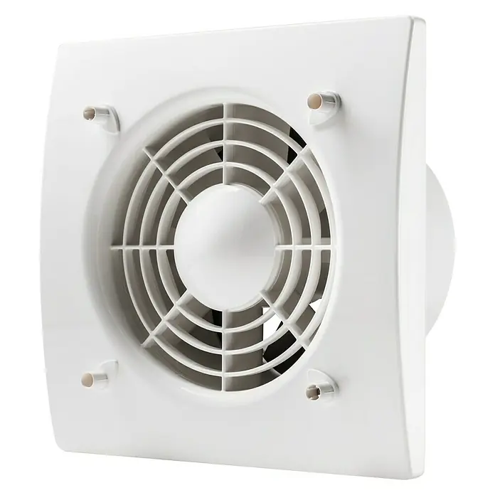 Air-Circle Ventilator Premium HT 150 - Durchmesser: 150 mm, Mit Timer & Feuchtigkeitssensor, Ohne Blende - Vorderansicht