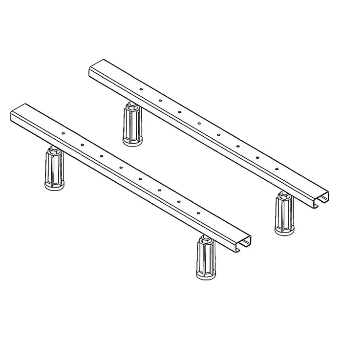 Ottofond Badewannenfuß - 2 Stk., Höhenverstellung: 110 mm - 160 mm