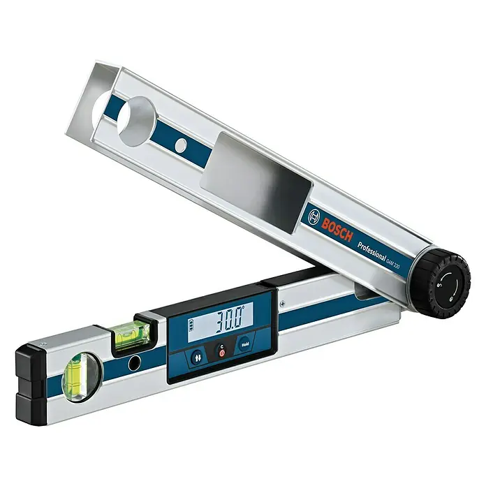 Bosch Professional Digitalni kutomjer GAM 220 - Mjerni opseg: 0 - 220° - Pogled s lijeve strane