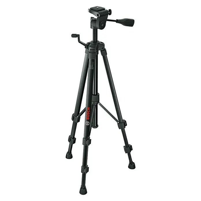 Bosch Professional Stativ BT 150 - Podešavanje po visini: 55 - 157 cm, Navoj stativa: ¼″ - Pogled sprijeda