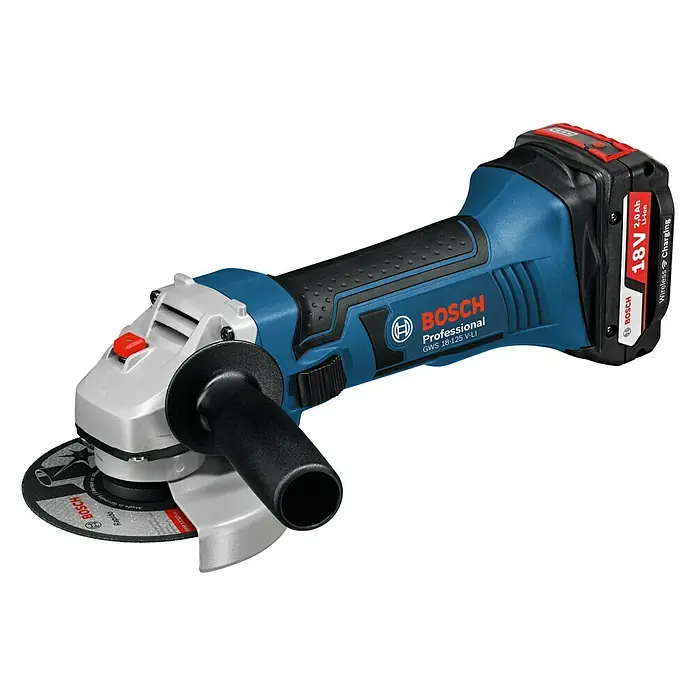 Bosch Professional Maschinen-Set 5 Tool Kit 18 Volt GSR/GST/GWS/GKS/GSA - 18 V, 3 Akkus, 4 Ah, 5 -tlg. - Linke Seitenansicht