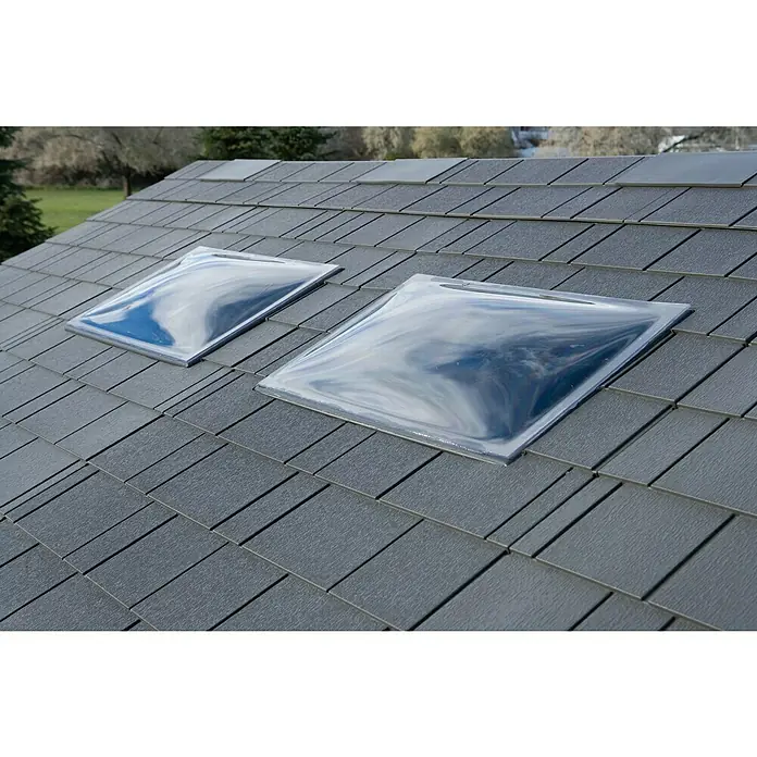 Lifetime Gerätehaus Residenz - Außenbreite inkl. Dachüberstand: 244 cm, Außentiefe inkl. Dachüberstand: 458 cm, Stahl, Anthrazit/Lichtgrau/Schwarz - Detailaufnahme