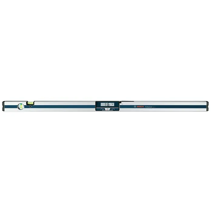 Bosch Professional Digitale Wasserwaage GIM 120 - 1.250 mm, Messbereich: 0° - 360° (4 x 90°) - Linke Seitenansicht