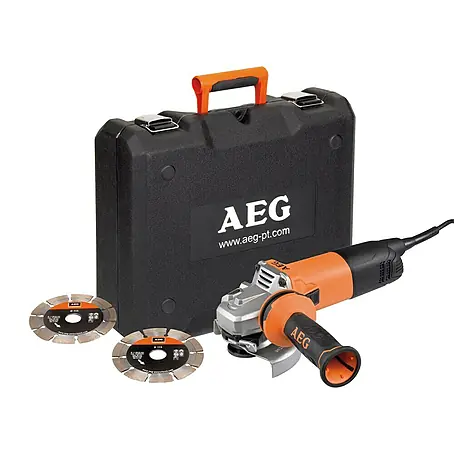 AEG Powertools Winkelschleifer-Set WS 10-125 S