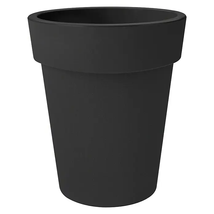 Elho Green Basics Plantenpot Top Planter - Buitenmaat (Ø x h): 35 x 40 cm, Kunststof, Zwart