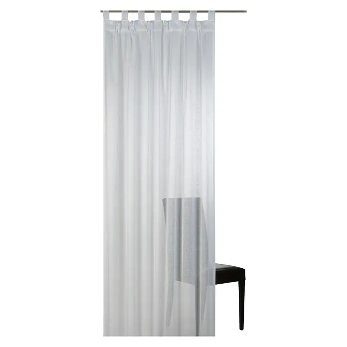 Elbersdrucke Schlaufenschal Effecto - 140 x 255 cm, 100 % Polyester, Weiß - Vorderansicht