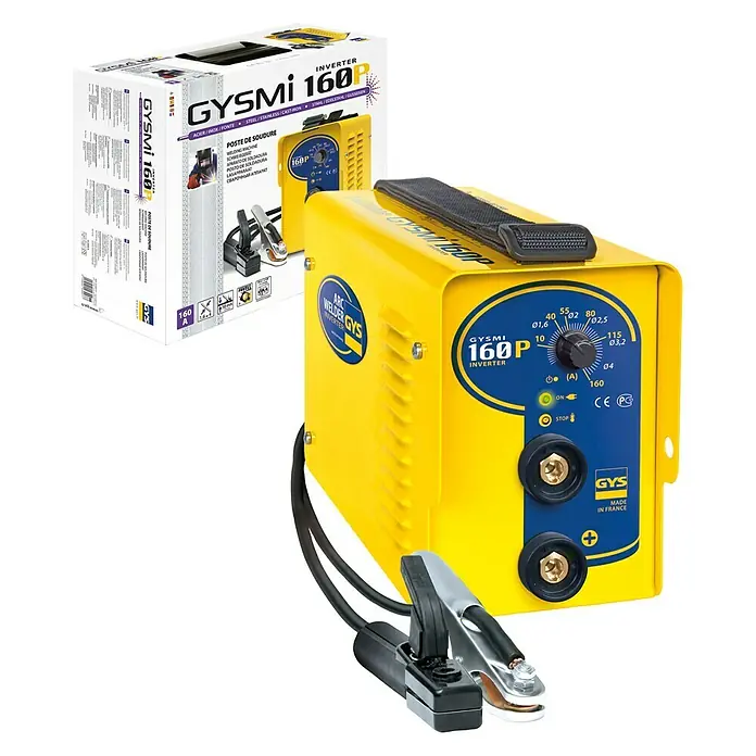 Gys Uređaj za zavarivanje s elektrodama GYSMI 160P - Struja za zavarivanje: 10 - 160 A, Jačina elektroda: 1,6 - 4 mm - Pogled s desne strane