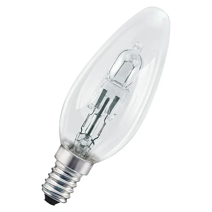 Voltolux Halogenstab - 20 W, E14, 2 Stk., Warmweiß, Kerzenform