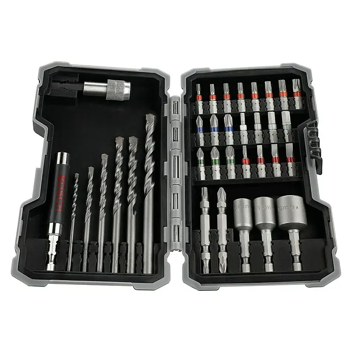 Bosch Professional Set svrdla i bitova Robustline - 35 -dij., Prikladno za: Beton - Pogled sprijeda