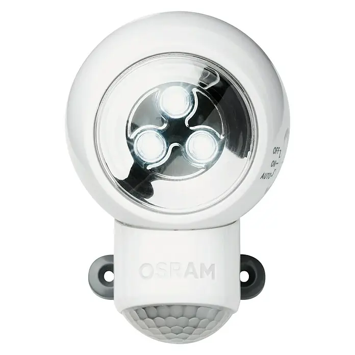 Ledvance Mobiles LED-Licht Spylux - Weiß, Batteriebetrieben, 68 x 99 mm, Bewegungsmelder