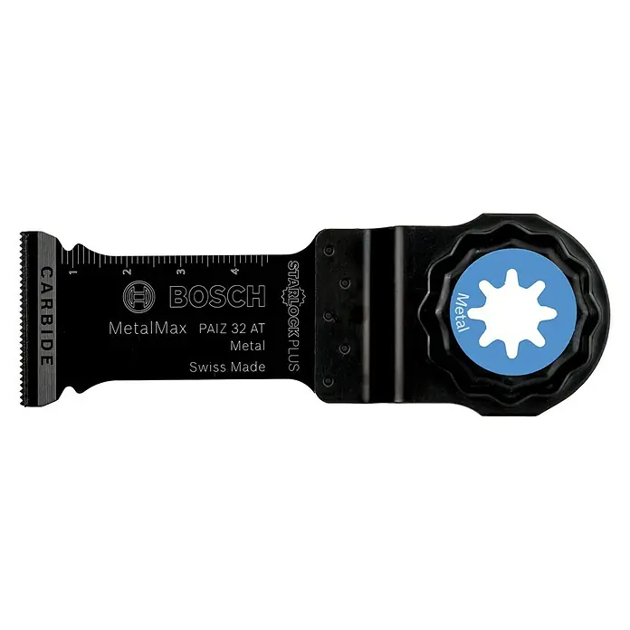 Bosch Nastavak za višenamjenski alat Carbide PAIZ 32 AT - Prikladno za: Aluminij, 50 x 32 mm, Sustav STARLOCK-Plus - Pogled sprijeda