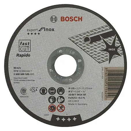 Bosch Professional  Rezni disk Rapido Expert for Inox
