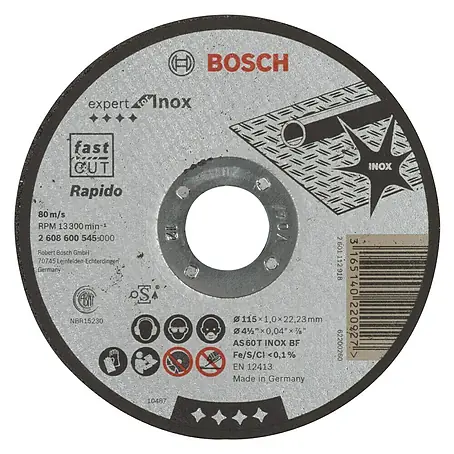 Bosch Professional  Rezni disk Rapido Expert for Inox