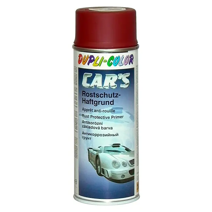 Dupli-Color Car's Temeljni premaz za automobile u spreju - Crvene boje, 400 ml - Pogled sprijeda