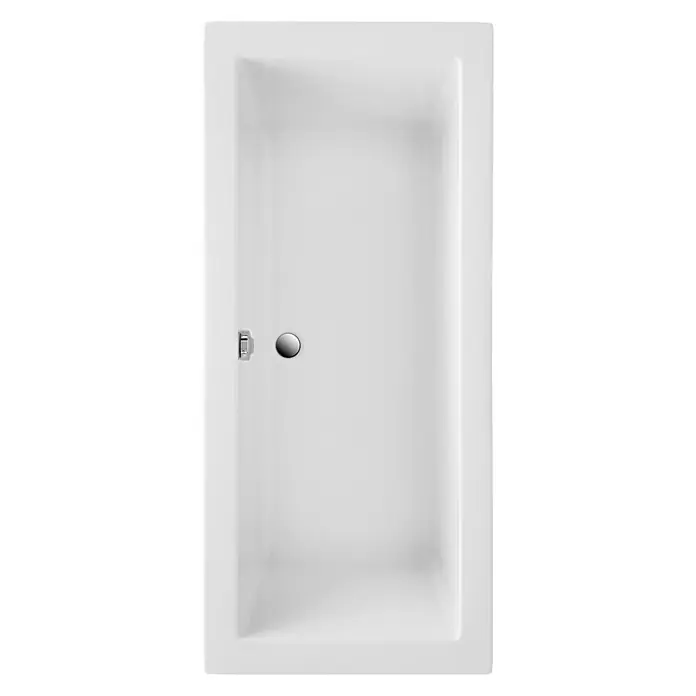 Ottofond Badewanne Atlas - 190 x 90 cm, Sanitäracryl, Weiß - Ansicht von oben