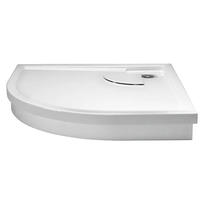 Ottofond Duschwanne Plano-VK - 90 x 90 x 2 cm, Sanitäracryl, Weiß - Vorderansicht
