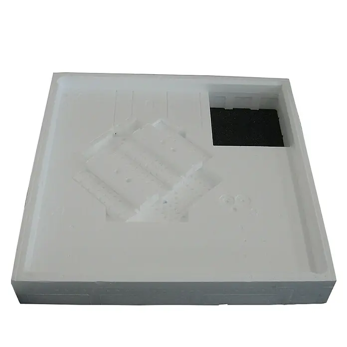 Ottofond Duschwannenträger Coco-Q - 87 x 87 cm, Expandiertes Polystyrol, Weiß - Ansicht von oben