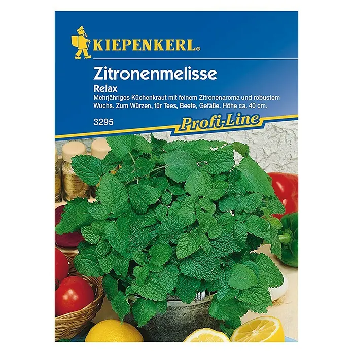 Kiepenkerl Profi-Line Kräutersamen Zitronenmelisse Relax - Melissa officinalis, Erntezeit: Juli - Vorderansicht