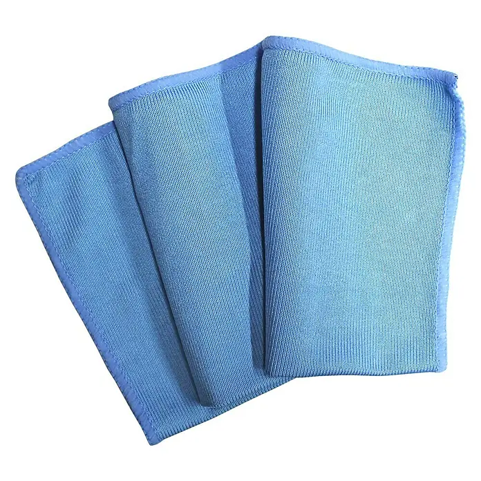 Flinka Profi-Line Mikrofasertuch - 5 Stk., 32 x 32 cm, Blau - Vorderansicht