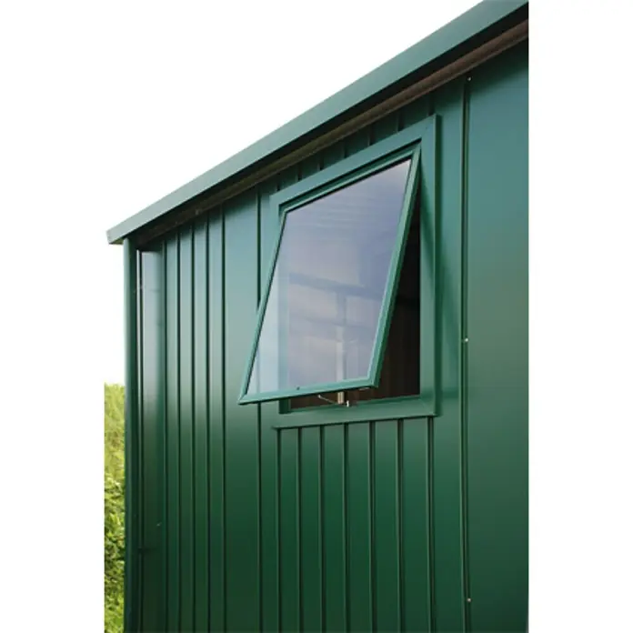 Biohort Ventana lateral Europa - Gris oscuro metalizado, Plexiglás®, Medidas ventana: 50 x 60 cm