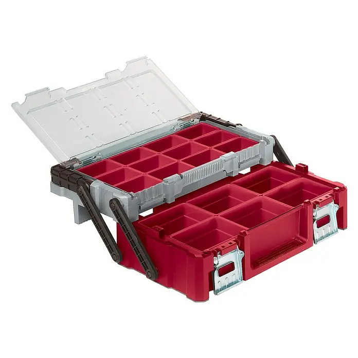 Keter Werkzeugkasten Organizer 18" - Anzahl Fächer: 18, 45,8 x 24 x 14,5 mm - Vorderansicht