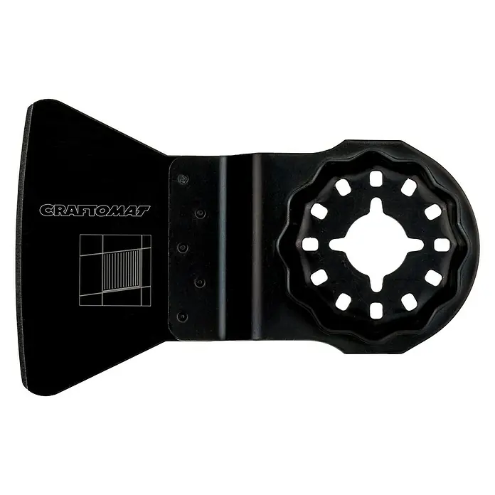 Craftomat Strugalo - 26 x 52 mm, Prikladno za: Ostaci ljepila, Sustav STARLOCK - Pogled sprijeda
