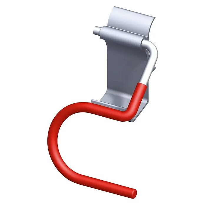 Kantoflex Coaxis Gerätehalter - 60 x 88 mm, Aluminium, Blank, Traglast: 10 kg, Passend für: Coaxis Profile - Linke Seitenansicht