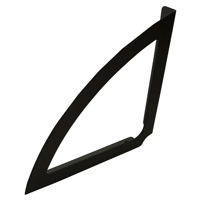 Consola de sistema - L x An x Al: 200 x 23 x 200 mm, Negro, Carga soportada: 60 kg